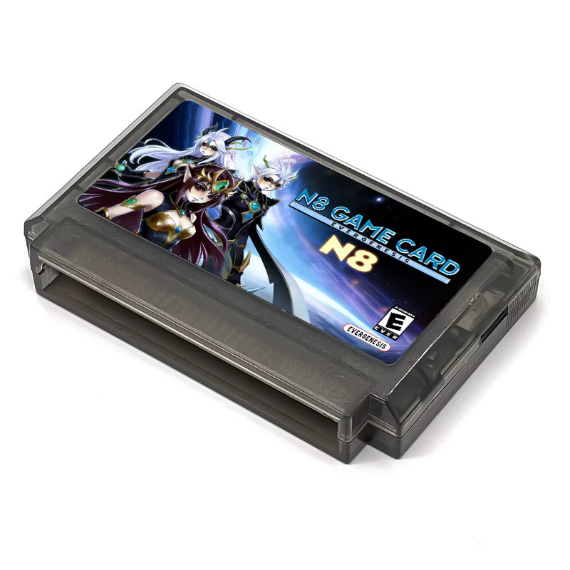 Skchao FC N8 Flash-Kassette für Family Computer 8-Bit Videospielkonsole mit 2000 Spielen, OS V1.24, 4GB Speicherkarte, Gelb - Bild 2