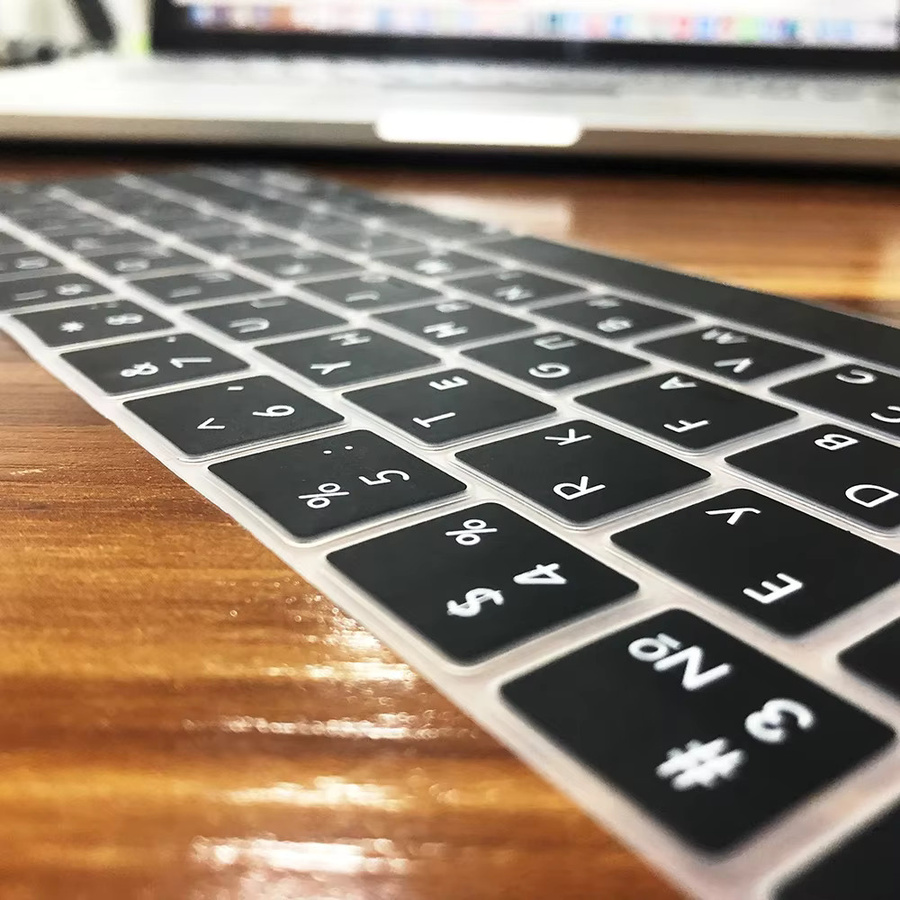 Silikon-Tastaturschutz für Apple MacBook Air 13/12/15/16 Pro Touchbar Modelle A2992 A3113 A2941 A1990 A3114 A2289 A2337 A2141 - Bild 3