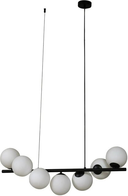 Lucande Pendelleuchte Isandro Modern 7-flammig in Schwarz aus Metall mit G9 Fassung - Bild 1