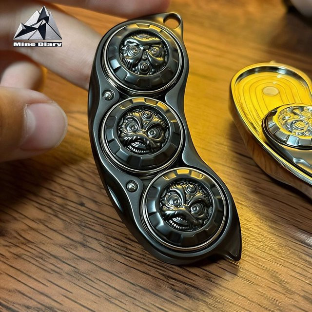 Mine Diary EDC Pea Push Slider Fidget Toy, Haptisches Münz-Magnetspielzeug - Bild 1