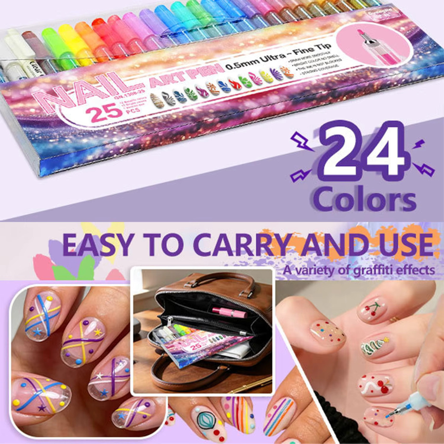 Guangna Nail-Art-Stifte, Metallic, Unisex - Bild 6