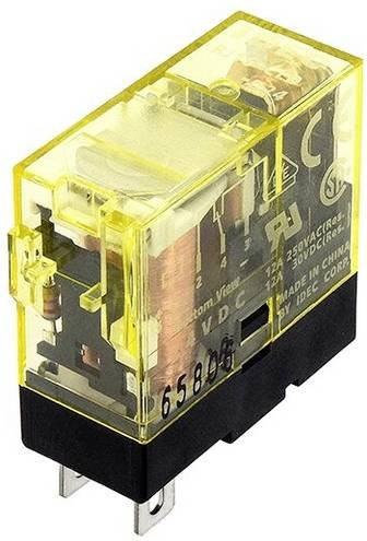 Idec RJ Series Industrierelais Gelb, Nennspannung 24 V/DC, Schaltstrom max. 8A - Bild 1