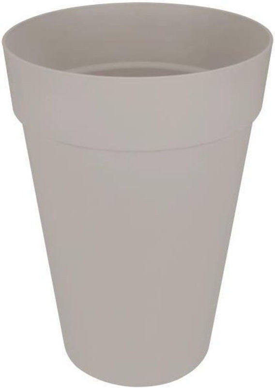 ELHO Loft Urban runder Pflanztopf für Außenbereich, Grau, Durchmesser: 34 cm, Höhe: 45 cm - Bild 1