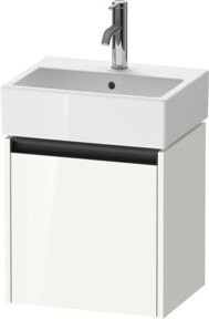 Duravit Waschtischunterschrank Ketho.2 in Weiß Hochglanz mit 1 Tür, B/T/H: 43,4 x 33,8 x 44 cm - Bild 1