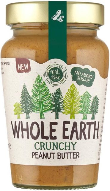Whole Earth Erdnussbutter knusprig 340 g - Bild 1