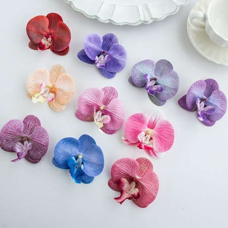 ZQCY Künstliche Thai Schmetterlings Orchideen in Multicolour für DIY-Haarschmuck und Hochzeitsdekoration