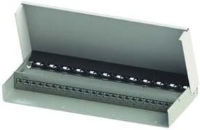 Telegärtner PatchPanel MPD24-HS K Cat.6A in Weiß und Grau - Bild 1