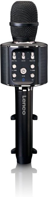 Lenco Karaoke-Mikrofon BMC-090 in Schwarz mit Bluetooth - Bild 1