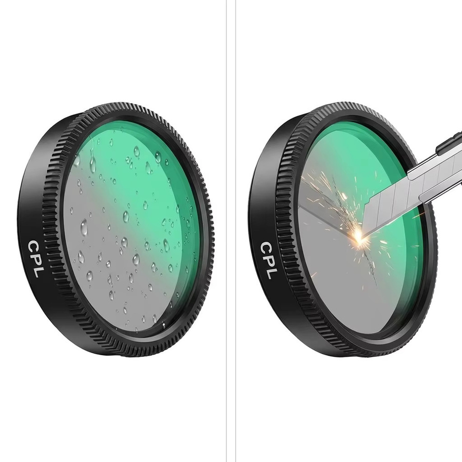 AZDOME GS63H Pro HD CPL Filter in Schwarz für Blendschutz und Staubschutz des HD-Objektivs - Bild 2
