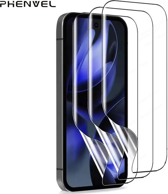 3-teiliger transparenter Hydrogel-Displayschutz aus weichem TPU für dein Google Pixel 10A - Bild 1