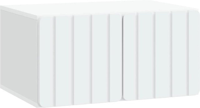 vidaXL Wandmontierter TV-Schrank in Weiß aus Holzwerkstoff, B/T/H: 59,5 x 41 x 30 cm - Bild 1