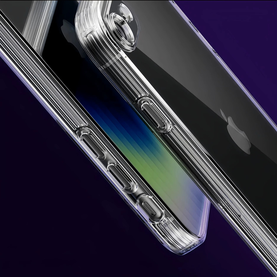Stoßfeste Handyhülle für Apple iPhone 17e und iPhone 16e mit Displayschutzfolie, vergilbungsfrei und transparent - Bild 5