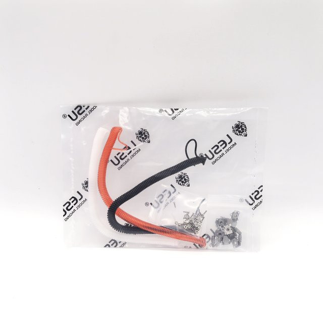 SCALECLUB RC Anhänger Luft Bremsschlauch Rohr Set, Kunststoff, Schwarz - Bild 1