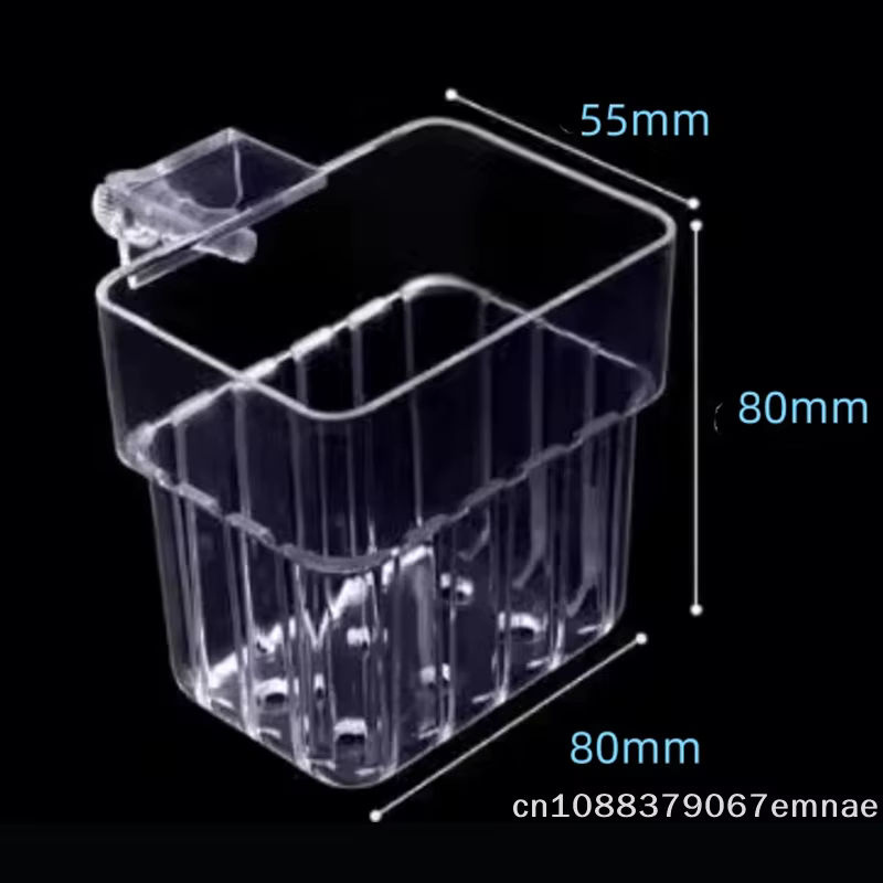 JETTING Wandmontierter Hydroponischer Pflanzenhalter aus transparentem Kunststoff für Aquarien-Dekoration - Bild 6