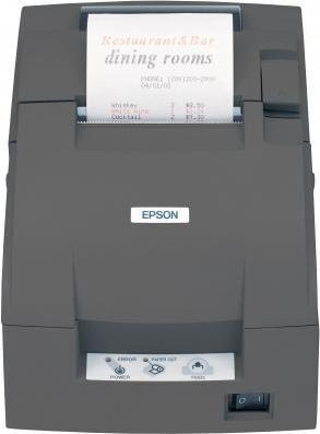 Epson TM U220IIB Belegdrucker Punktmatrix USB 2.0 Teilschnittschneider Dark Gray - Bild 1