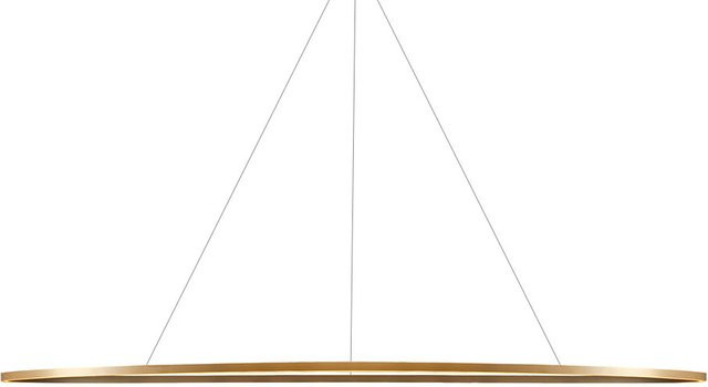 Nemo Lighting Ellisse Mega LED-Pendelleuchte in Gold/Messing mit warmweißem Licht (2700K) - Bild 1