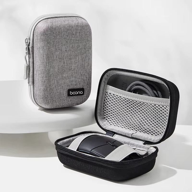 Logitech EVA Hartschalen-Mäuse-Aufbewahrungsbox Schutzhülle für Reise-Maus-Organizer in Grau - Bild 2