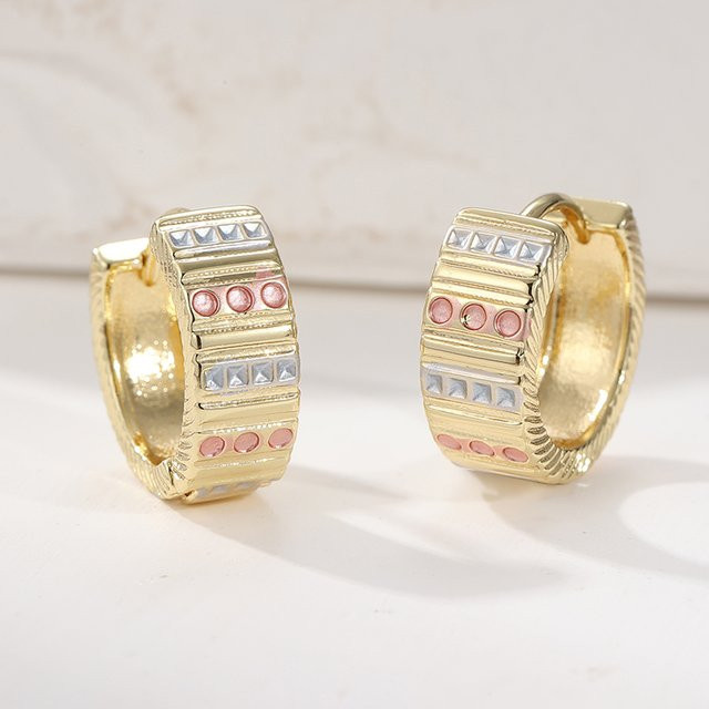 Creolen Futz, Gold, Damen, minimalistisch - Bild 1