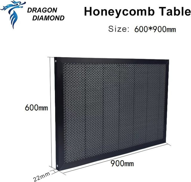 Dragon Diamond CO2-Laser-Waben-Arbeitstisch als Platinenplattform für Lasergravurmaschinen, Breite: 90 cm, Tiefe: 60 cm - Bild 1