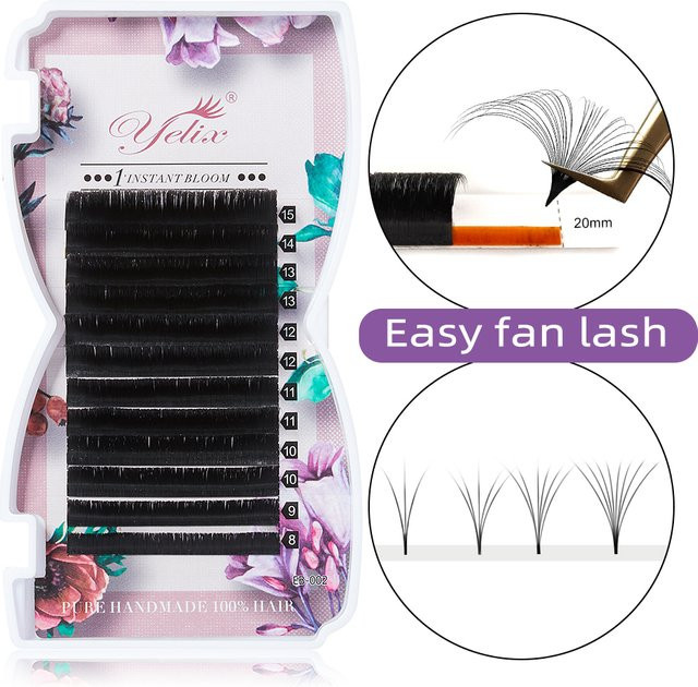 Yelix Easy Fanning Wimpernverlängerung, Black, Unisex - Bild 1