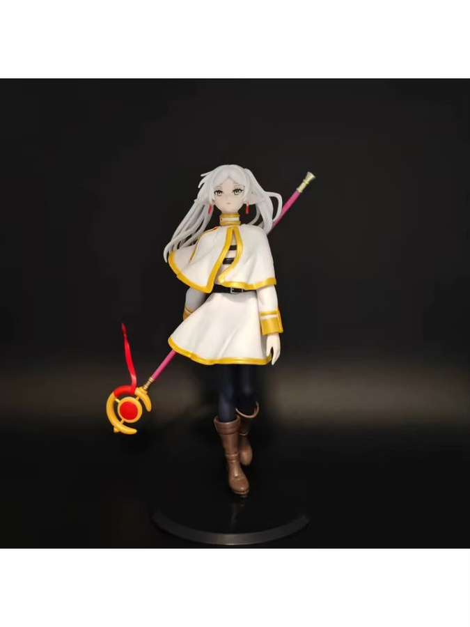 Bandai Frieren, Elfenmädchen mit magischem Stab, Sammlerstatue - Bild 3