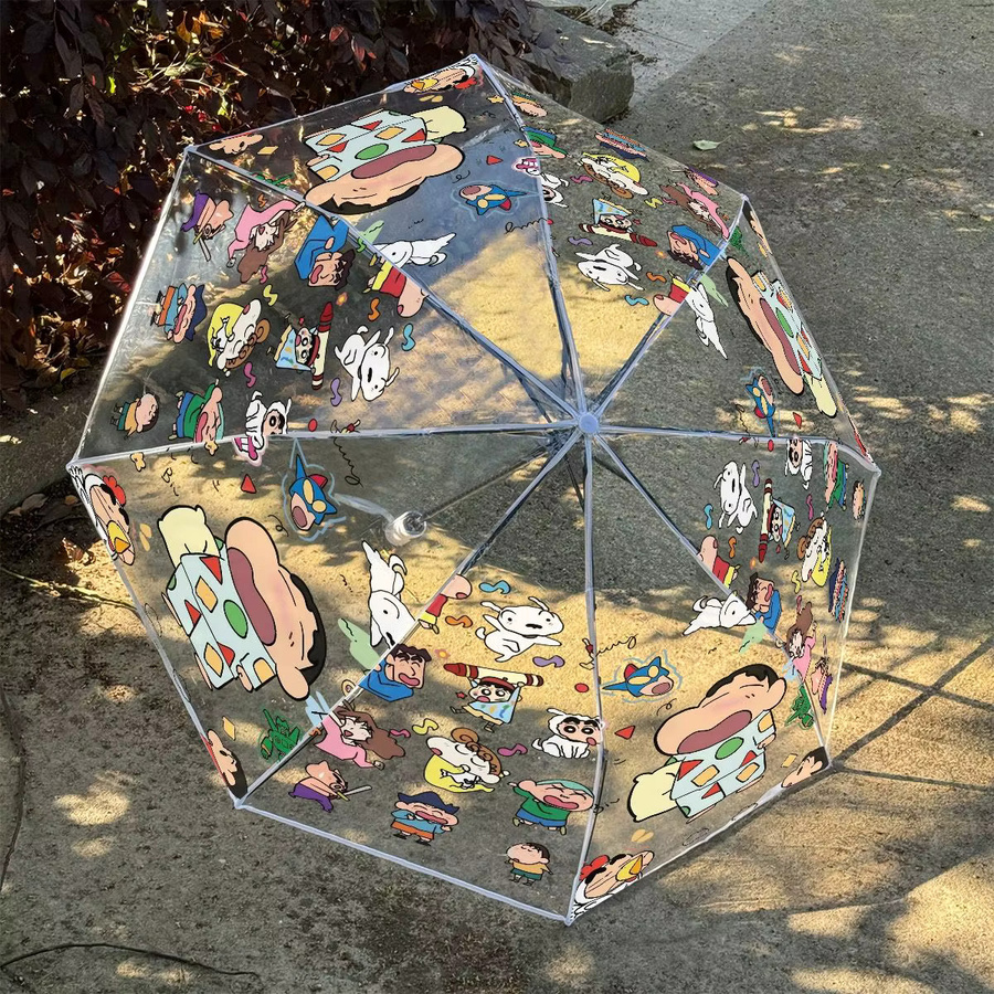 CRAYON SHINCHAN Regenschirm, transparent, faltbar - Bild 2