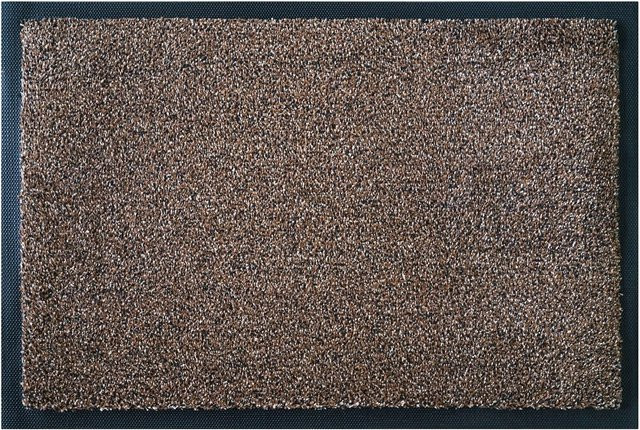 Floordirekt Schmutzfangmatte KARAT, Waschbar und Rutschfest, Braun, B/T: 80 x 50 cm, Höhe: 0,65 cm - Bild 1