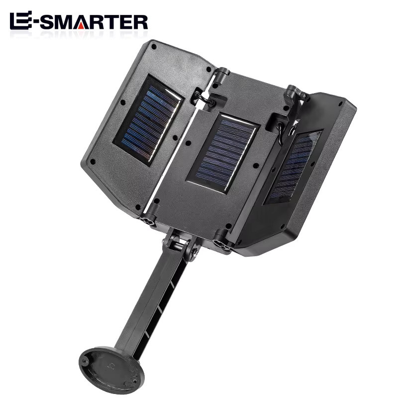 ESMARTER Solar-LED-Gartenleuchte mit Bewegungssensor und Fernbedienung, COB-Technologie, Schwarz - Bild 3