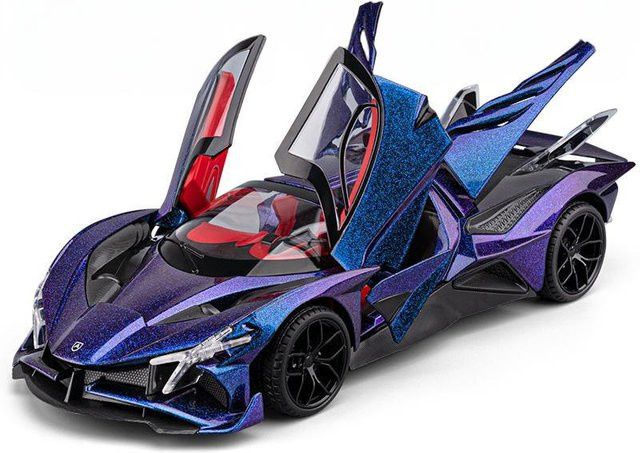 Linyi toy car Apollo Project Evo Supercar, Modell Spielzeugauto, 1:18, Metall, Sound & Licht, ab 14 Jahren - Bild 1