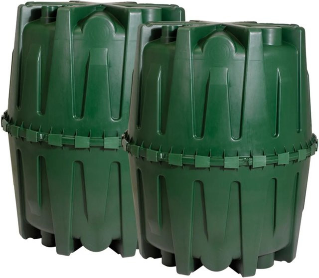 Garantia Zisterne Tank-Set Herkules 3.200 mit Verbindungs-Set in Grün - Bild 1
