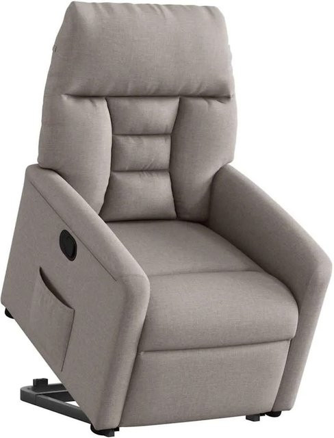 vidaXL Relaxsessel mit Aufstehhilfe in Taupe aus Stoff mit Armlehnen und moderner Polsterung - Bild 1