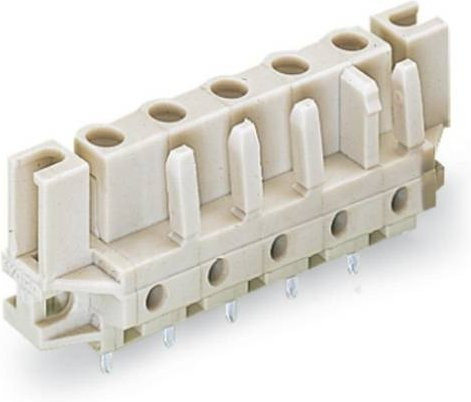 WAGO Buchsengehäuse-Platine 722, 50 Stück, beige, Rastermaß: 7,50 mm - Bild 1