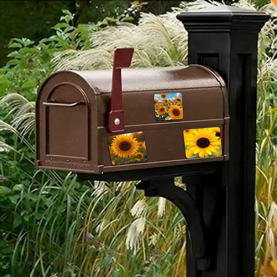 Sonnenblumen-Kühlschrankmagnet in Gelb als kreative florale Dekoration für deine Küche und dein Zuhause - Bild 2