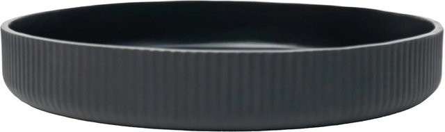 Vivanno Pflanzschale Oryven aus Fiberglas in Anthrazit, B/T/H: 30 x 30 x 5 cm - Bild 1