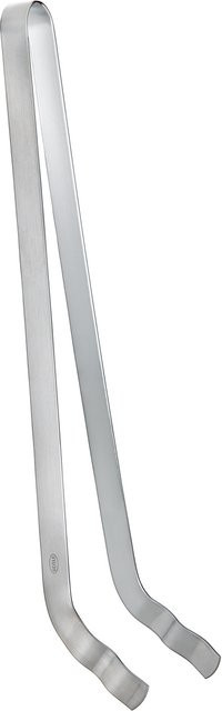 Rösle Grillzange gebogen aus Edelstahl in Silber, Länge: 35,5 cm - Bild 1