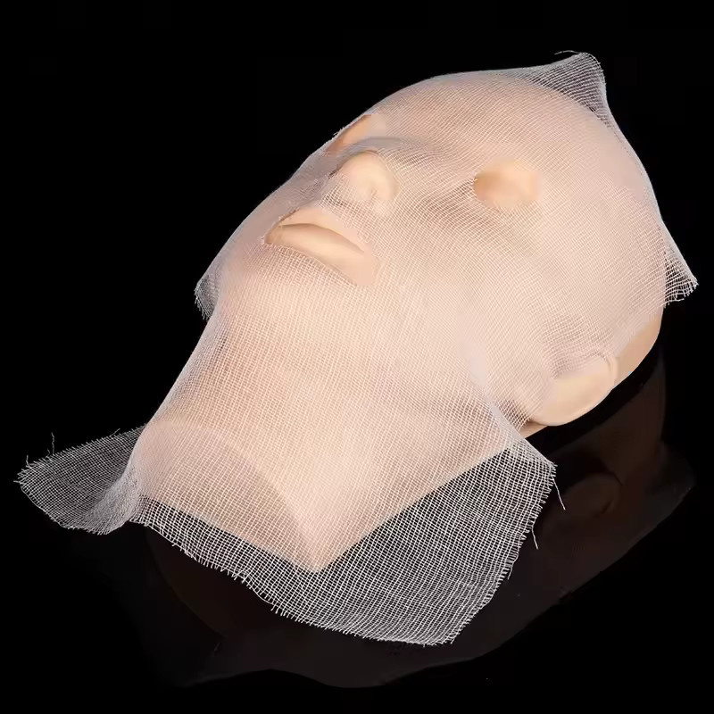 HMQ beauty Gesichtsmaske aus Baumwolle, 100 Stück, Unisex - Bild 2