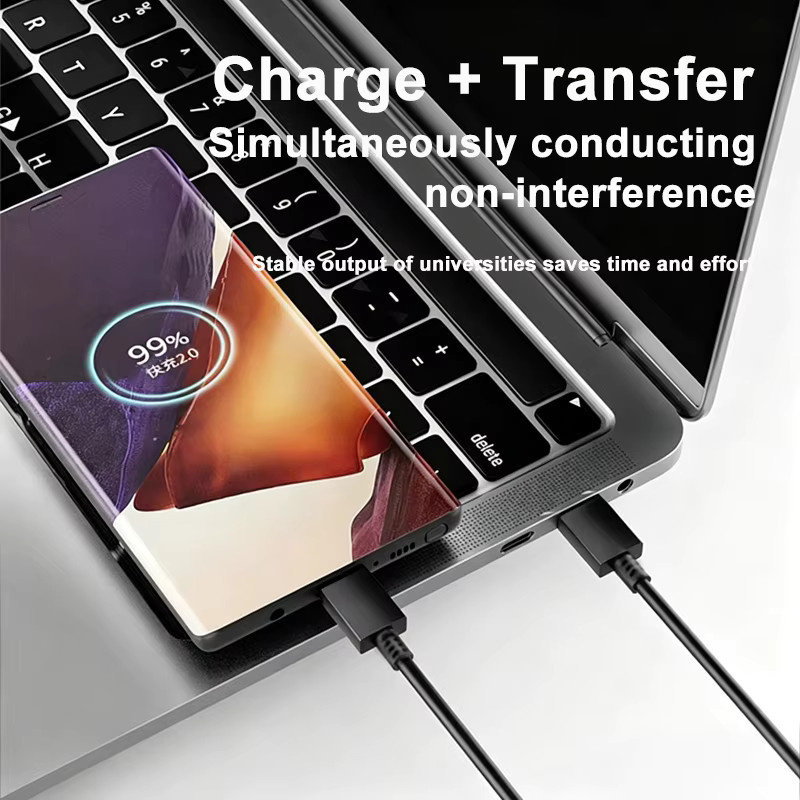 Samsung 60W PD Ladegerät mit USB-C Typ-C Kabel in Schwarz für Galaxy S26 Ultra S25FE S24 S23 S22 S21 A56 A57 M55s und Tab S11 Ultra S10 FE+ mit EU-Stecker - Bild 4
