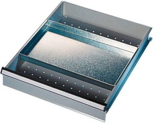 Manuflex ZB3075 Schubfach-Einsatz für Gehäuse-Schubfächer in Silber, B/T/H: 42,5 x 27,0 x 3,2 cm - Bild 1
