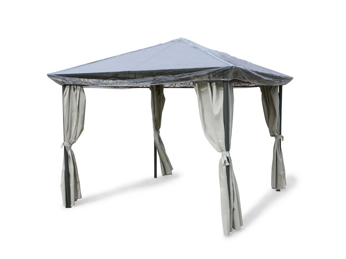 GRASEKAMP Schutzhaube für Pavillon aus transparentem PVC, B/T: 300 x 300 cm - Bild 1