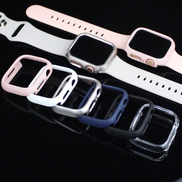 Samusak Schutzhülle für Apple Watch Gehäuse in Gold, passend für iWatch Serie 11, 10, 9, 8, 7, SE und weitere Modelle (40/41/42/44/45/46 mm) - Bild 1