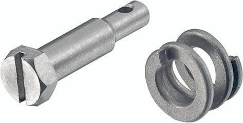HARTING Bajonett-Schraube 09400009933 aus Edelstahl in Silber - Bild 1