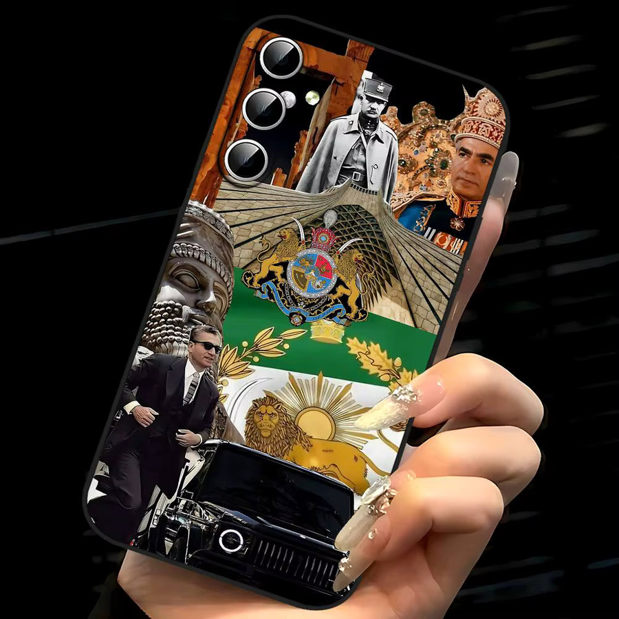 Handyhülle Mohammad Reza Pahlavi für Samsung Galaxy S21 S22 S23 S24 S25 S26 Ultra FE Plus 5G A52S Soft Cover Multicolor - Bild 6