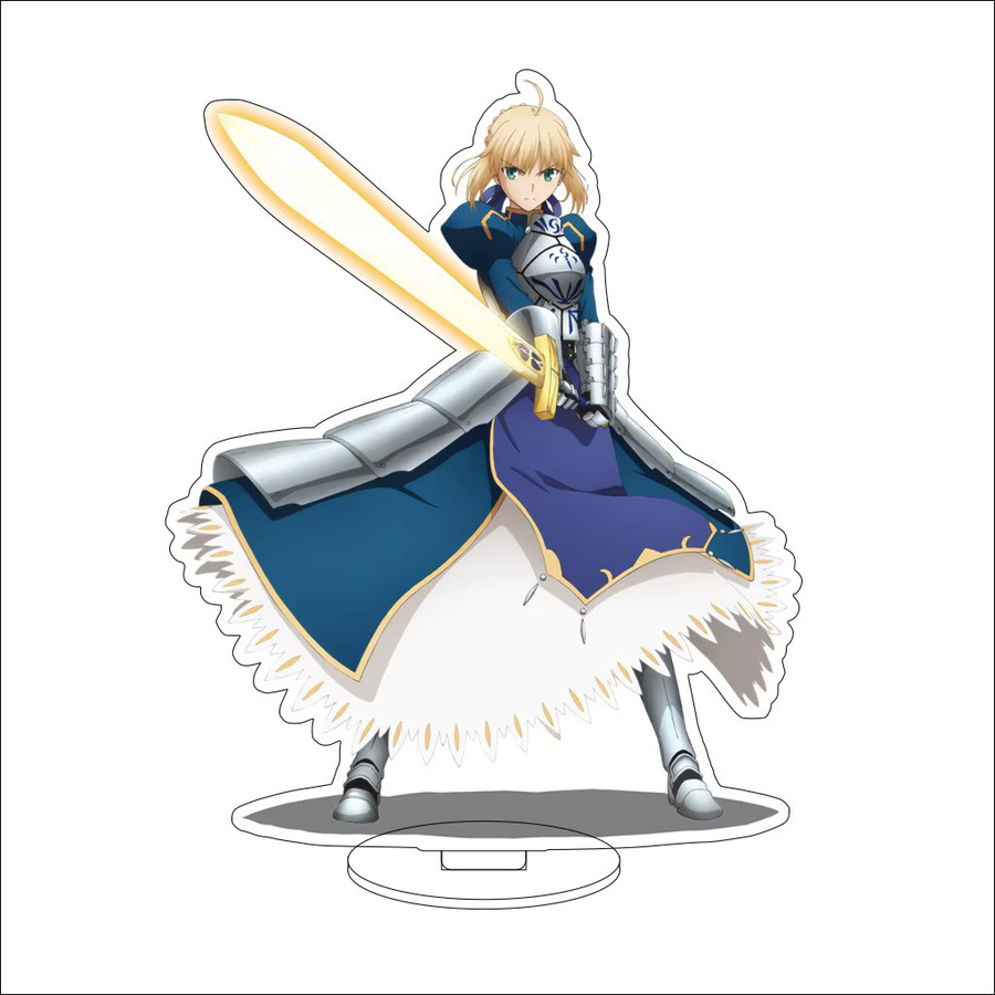 Bandai Fate/Grand Order Artoria Pendragon Astolfo Mash Kyrielight Acryl-Figurenständer, 16cm - Bild 2