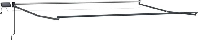 vidaXL Elektrischer Markisenrahmen aus Aluminium in Anthrazit B: 450 cm, T: 300 cm - Bild 1