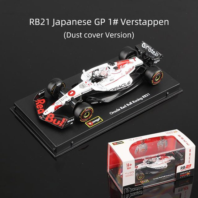Bburago Red Bull Racing Verstappen F1 Legierungsauto, 1:43, ab 14 Jahren - Bild 1