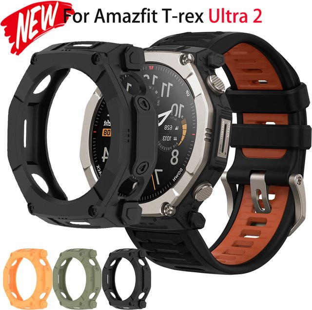 FancyWrist TPU-Hülle für Huami Amazfit T-Rex Ultra 2, Schwarz, Unisex - Bild 1
