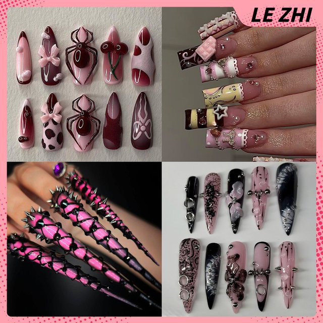keeppley Nagelaufkleber, Schwarz, Glänzend - Bild 1