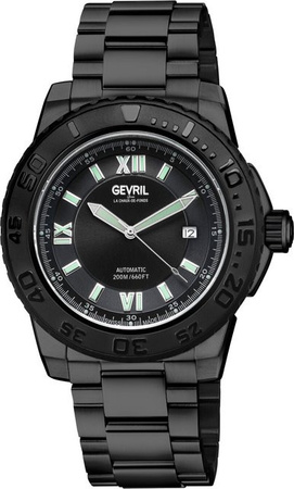 Gevril Herrenuhr Seacloud, Automatik, 44mm, 20ATM