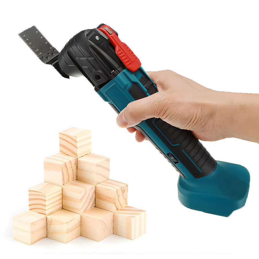 Podofo Kabelloses Oszillierendes Multifunktionswerkzeug mit 20000 U/min, Bürstloser Multitool mit 6 Geschwindigkeiten und 4 Grad Schwingung, kompatibel mit Makita 18V Akku zum Schneiden, Schleifen, Schärfen und Schaben - Bild 5