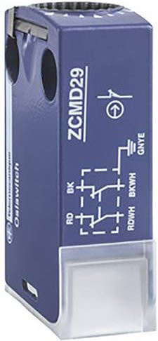 Schneider Electric ZB5AH053 Leuchtdrucktaster-Frontelement aus Kunststoff in Orange und Blau - Bild 1